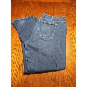 Silver Authentic Jeans The Curvy Mid Boot Women's Size 22Wx33L Dark Wash‎ (A771)
